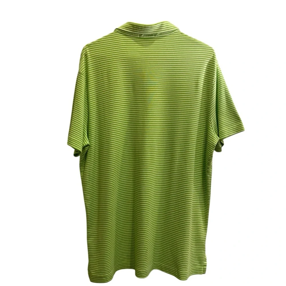Polo Ralph Lauren Mens Cotton Green/White Classic Polo sz XL